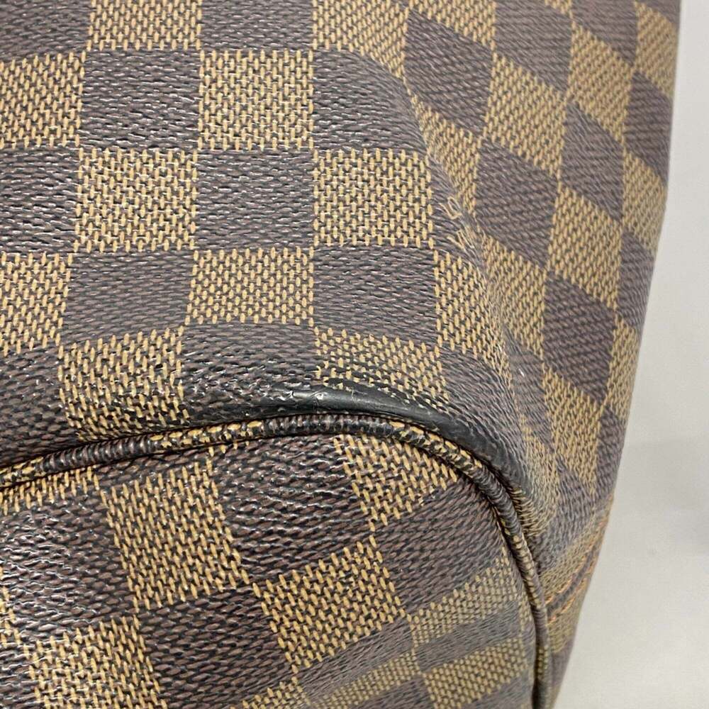 LOUIS VUITTON Brown Damier Neverfull MM Tote Bag - Picture 6 of 11